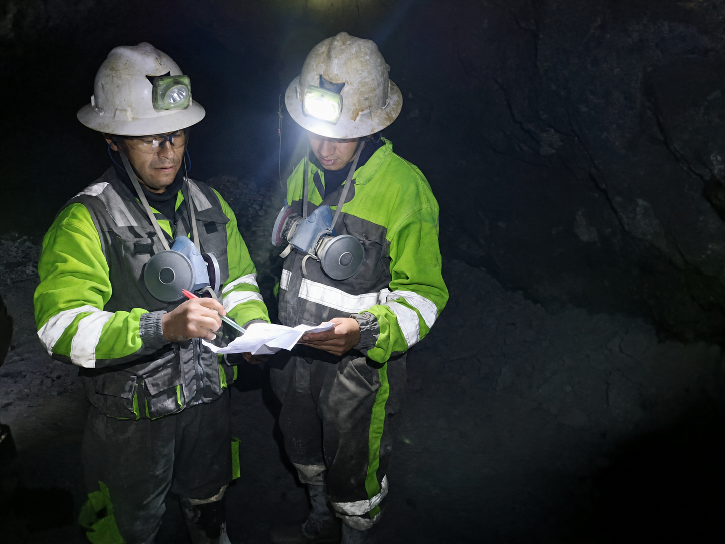 Labores de extracción subterránea